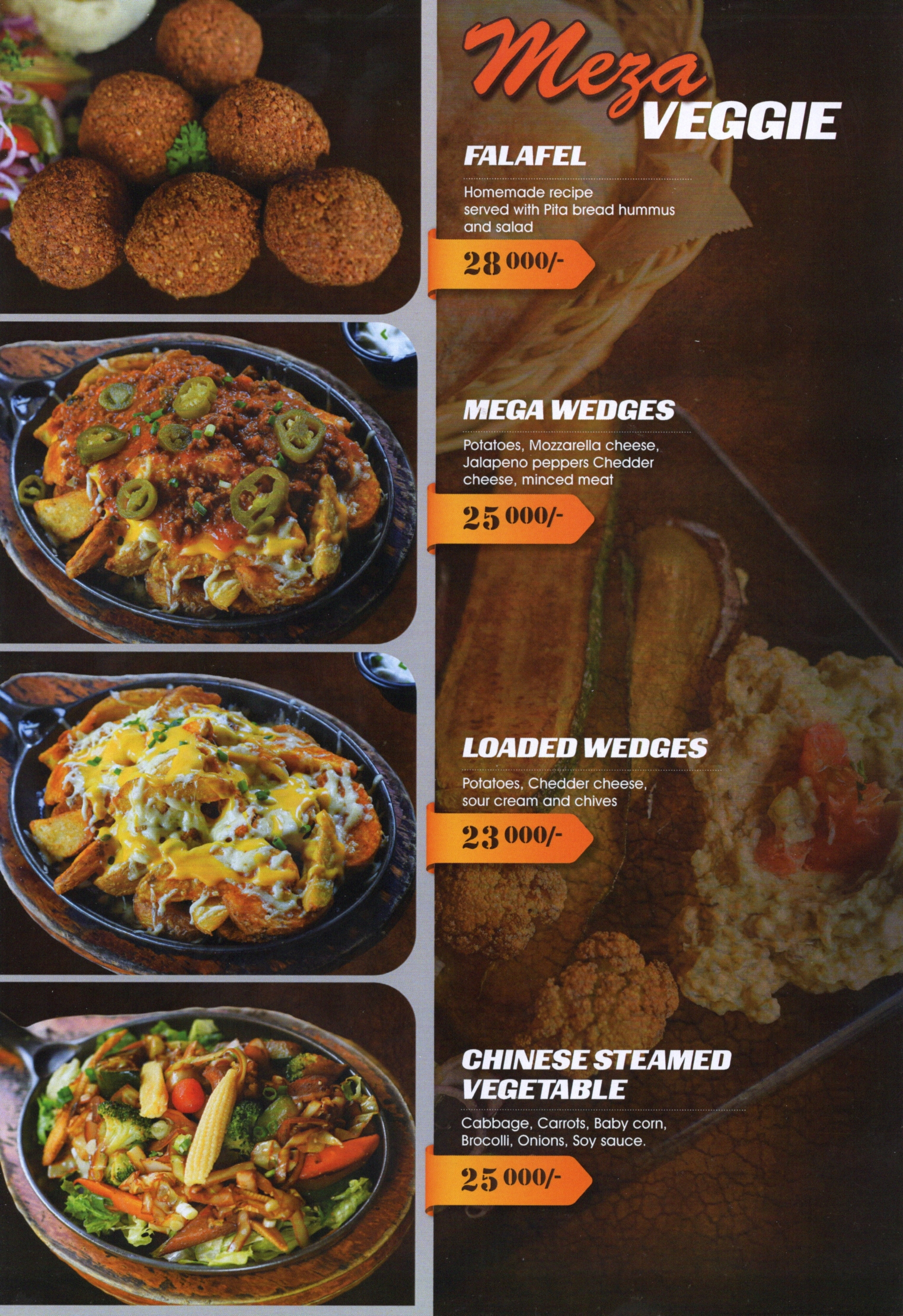 Meza and Salt Restaurant Menu Page 20