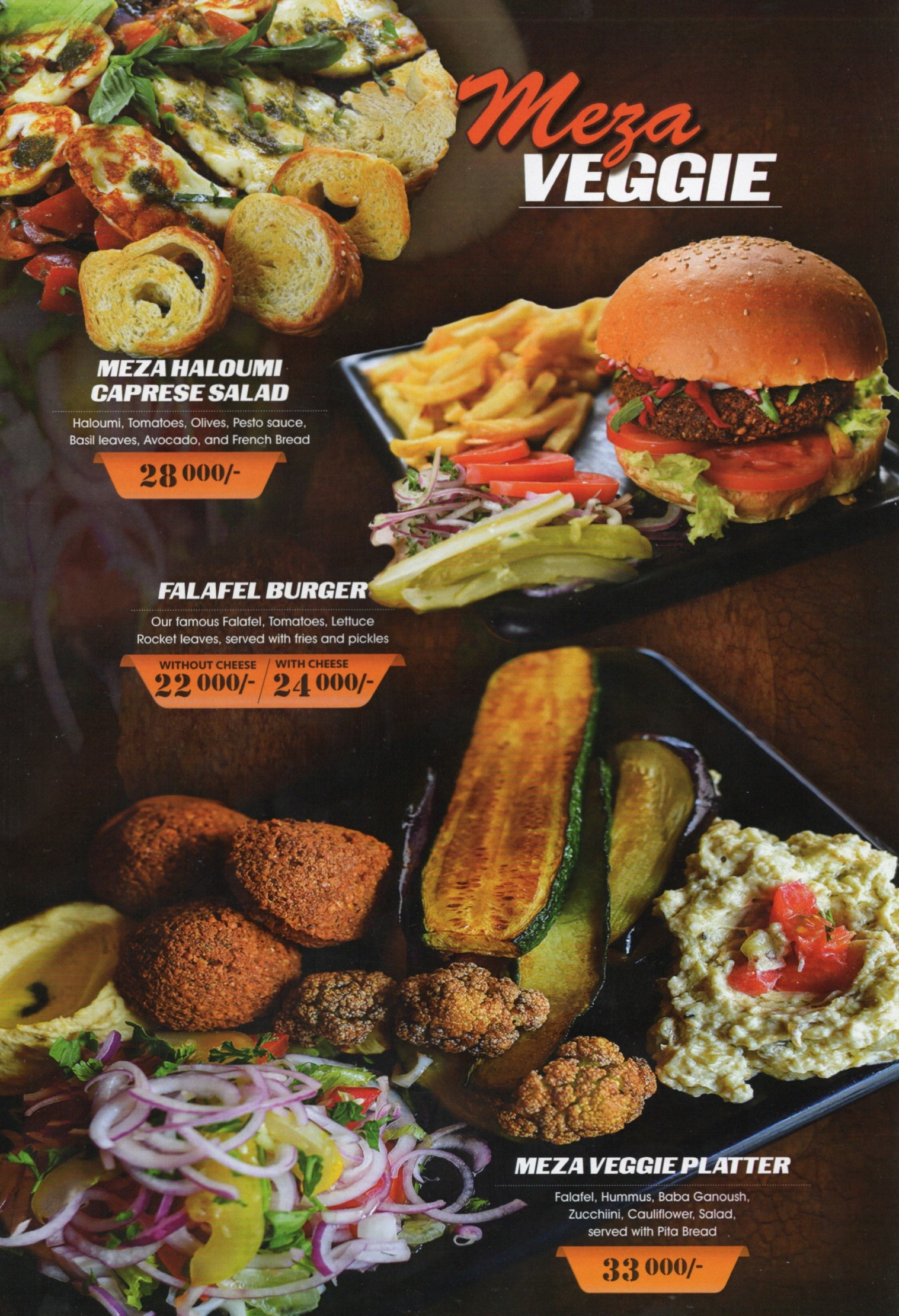 Meza and Salt Restaurant Menu Page 21