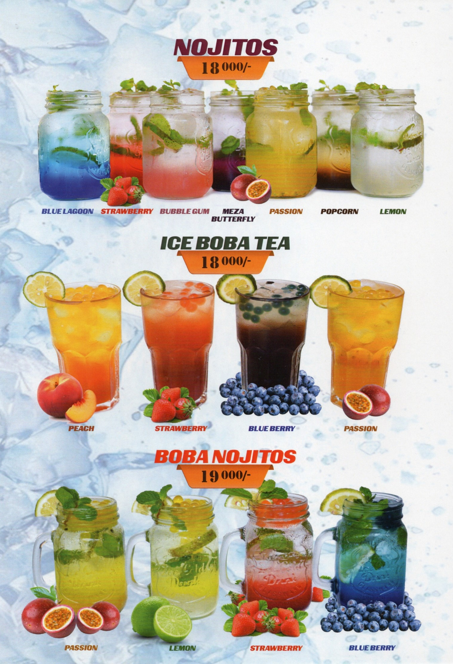 Meza and Salt Restaurant Menu Page 2